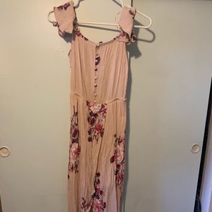 High low floral dress